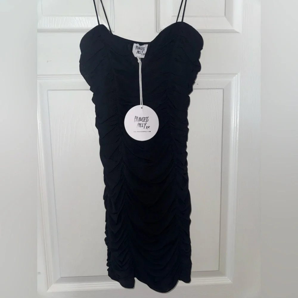 Princess Polly "I Want You" Mini Dress in Black US 10 - Picture 1 of 7